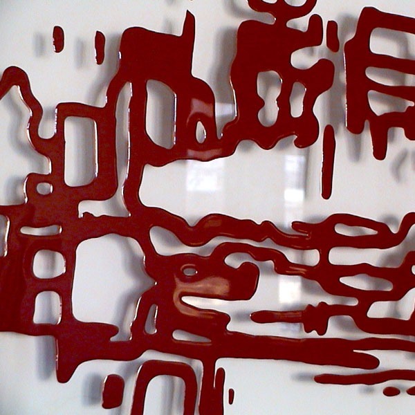 Gudrun Barenbrock – Lackzeichnungen auf Acryl und Glas